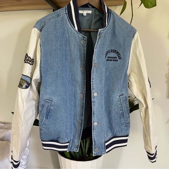 PackSun varsity denim jacket. Size - Picture 6 of 10